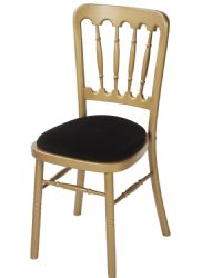 Hire gold banqueting chairs
