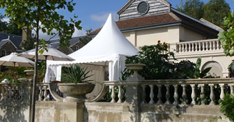 Corporate event marquee in South London