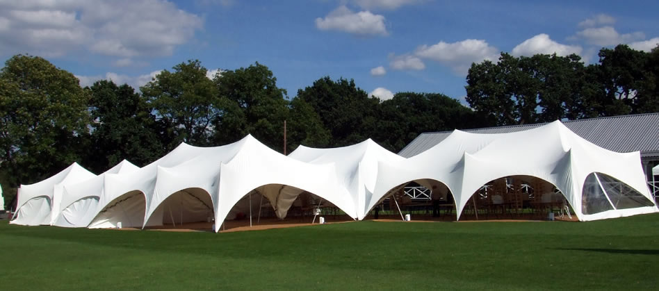 Versatile Out Is In Capri marquees used for corporate event at Dulwich Rugby Club